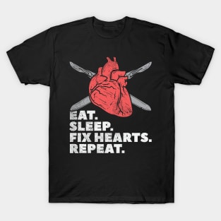 Eat Sleep Fix Hearts Repeat T-Shirt